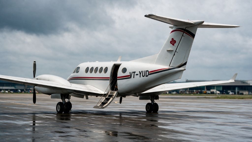 Flying ICU Cabin Stretcher Access