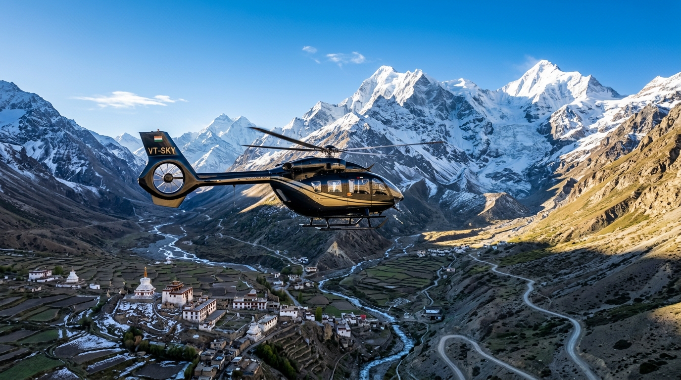 Chardham Helicopter in Himalayas
